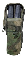 Подсумок Strike под 2 магазина АК с клапаном, A-TACS Camo кордура