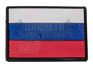 детальное фото Нашивка Zlo "Флаг Россия" 80х50мм пвх интернет-магазин "Планета страйкбола"