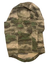 Балаклава тактическая с "забралом", A-TACS Camo