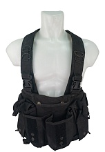 детальное фото для раздела Нагрудник Commando Chest черный (ws20107b) (Б/У) интернет-магазин "Планета страйкбола»