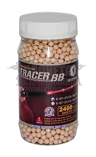 детальное фото для раздела Шары G&G 0.20г. 2400шт. трассерные красные (g-07-212) интернет-магазин "Планета страйкбола»