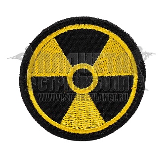 детальное фото Нашивка Zlo "Радиация" большой интернет-магазин "Планета страйкбола"