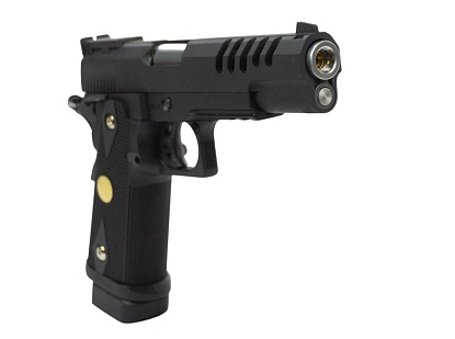 WE Пистолет Colt Hi Capa 5.1, greengas перфорированный кожух, WE-H002