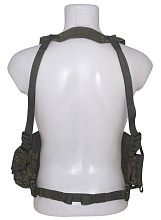 Разгрузочный жилет Strike честриг 3 ак, 1 утилитарный, 2 гранаты, цифра кордура