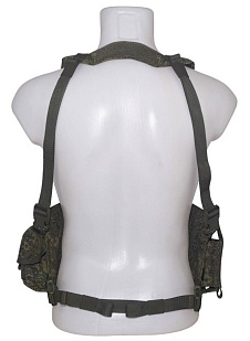 Разгрузочный жилет Strike честриг 3 ак, 1 утилитарный, 2 гранаты, цифра кордура