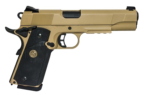 Пистолет KJW Colt M1911 MEU, tan, CO2 (kp-07.co2-tan)