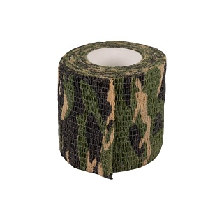 детальное фото Лента маскировочная клейкая 50мм. 4,5м., woodland (at-wd-002) интернет-магазин "Планета страйкбола"