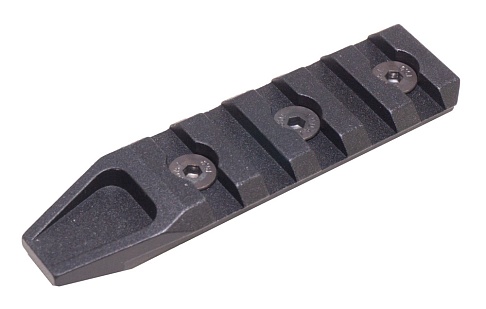 фото Планка picatinny Big Dragon на 5 слотов KeyMod, черный (bd9082) интернет-магазин "Планета страйкбола"