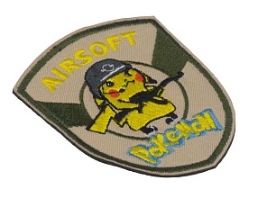 Нашивка Strike "Airsoft Pokemon" 80 мм