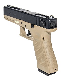 WE Пистолет Glock 18с gen.4, tan (gp617b)