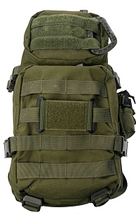 Патч панель стропа Strike 50х70 мм липучка велкро на MOLLE для нашивок / шевронов, олива