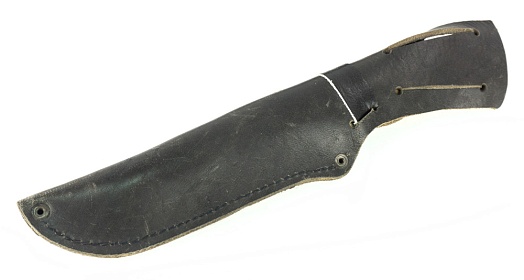 Нож туристический, клинок 160 мм, кожаные ножны (Б/У)