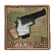 детальное фото Нашивка Zlo "Tactical like" интернет-магазин "Планета страйкбола"