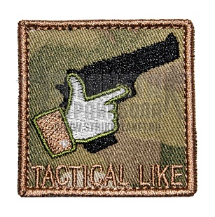 детальное фото Нашивка Zlo "Tactical like" интернет-магазин "Планета страйкбола"