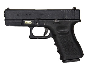 фото детально we пистолет glock 19 gen.3, greengas (we-g003a-bk) интернет-магазин "Планета страйкбола"