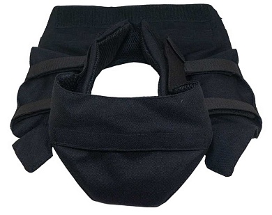 Защита шеи Strike, черный кордура