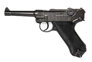 пистолет пневматический umarex luger 'parabellum' p-08 co2 металл 4.5мм