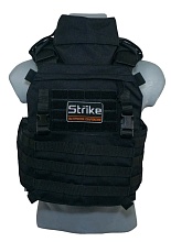 Защита шеи Strike, черный кордура