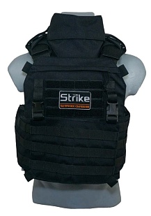 Защита шеи Strike, черный кордура