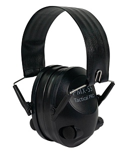 Наушники активные PMX-55 Tactical PRO, черный