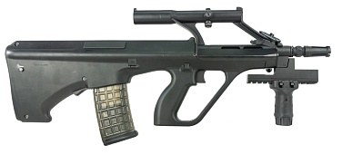 Автомат Snow Wolf Steyr AUG с прицелом и ремнем, черный (sw-020tabk)