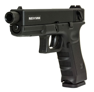 Пистолет KJW Glock 18 CO2 резьба под глушитель (kp-18-tbc.co2-bk)
