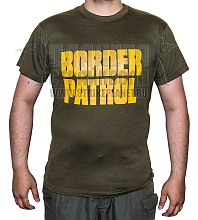 футболка rothco border patrol m олива