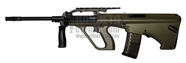 фото детально snow wolf автомат steyr aug a2, олива (sw-020b(od)) интернет-магазин "Планета страйкбола"