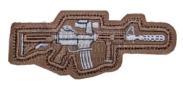 детальное фото Нашивка Zlo "M4" coyote интернет-магазин "Планета страйкбола"