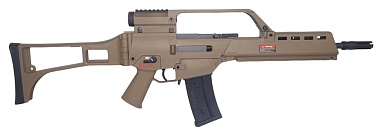 детальное фото для раздела ARES Автомат G36K, blowback, tan (AR-055), сломан магазин (Уценка) интернет-магазин "Планета страйкбола»