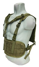 Жилет разгрузочный Kingrin WST Tactical с одноточечным ремнем олива (ve-52-od)