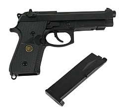 WE Пистолет Beretta M92F, co2, рельса (cp321)
