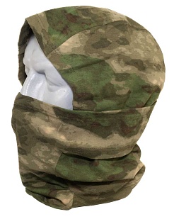 Балаклава тактическая с "забралом", A-TACS Camo
