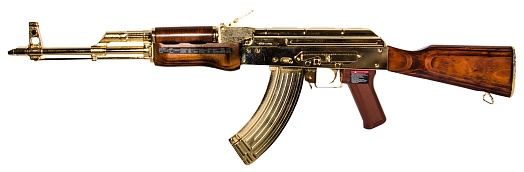 фото детально g&g модель автомата акм, позолоченный (tgk-gkm-wst-ybb-ncm) интернет-магазин "Планета страйкбола"
