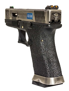 Пистолет WE Glock 19 G-Force серебряный, greengas (we-g003wet-7)