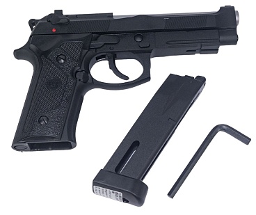 KJW Пистолет Beretta M9 IA, CO2, хром (ia.co2 cp314)