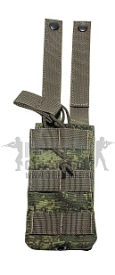 детальное фото Подсумок магазина АК/M4 Wartech резинка цифра РФ (mp-103zu-зду) интернет-магазин "Планета страйкбола"