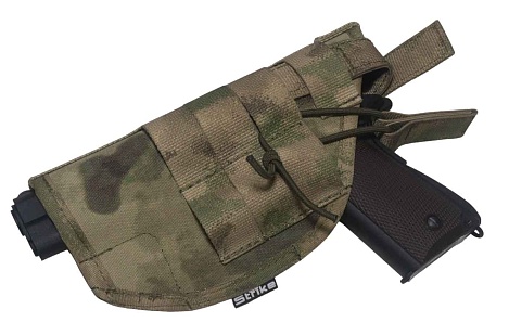 Кобура для пистолета Strike левая, A-TACS Camo кордура