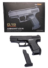 Galaxy Пистолет Walther P99 Mini, спринг (g19)