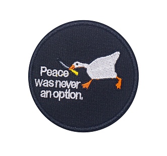 детальное фото Нашивка Strike "Peace was never an option" интернет-магазин "Планета страйкбола"