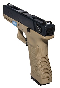 Пистолет WE Glock 18C gen.3 greengas tan (gp617b-tan)