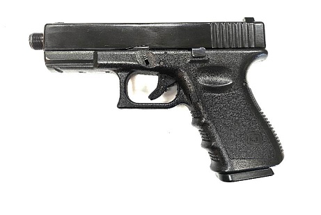 Пистолет KJW Glock 23 greengas, внешняя резьба, нужен ремонт (Б/У)