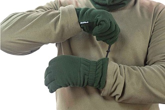 Перчатки Strike 9 размер флис, олива