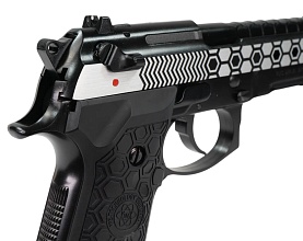 Пистолет WE M92-Hex Cut-2Tone-w/rail-AUTO (we-m014-2t)