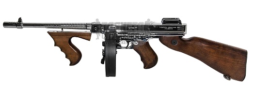 фото king arms пистолет-пулемет thompson m1928 chicago (ka-ag-67-sv)