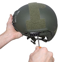 Планка picatinny Strike на шлем ARC, пластик, черная
