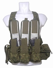 Разгрузочный жилет Strike честриг 3 ак, 1 утилитарный, 2 гранаты, цифра кордура