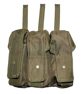 детальное фото Подсумок магазина АК 3шт. олива (pb155olv) интернет-магазин "Планета страйкбола"