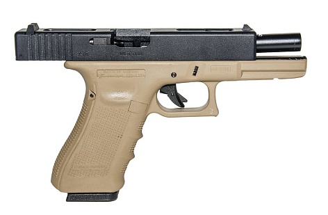 WE Пистолет Glock 18с gen.4, tan (gp617b)