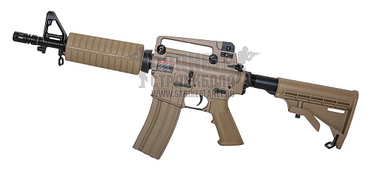 фото детально g&g автомат m4a1, tr16 carbine light, ebb, tan (tgr-016-cal-dbb-ncm) интернет-магазин "Планета страйкбола"